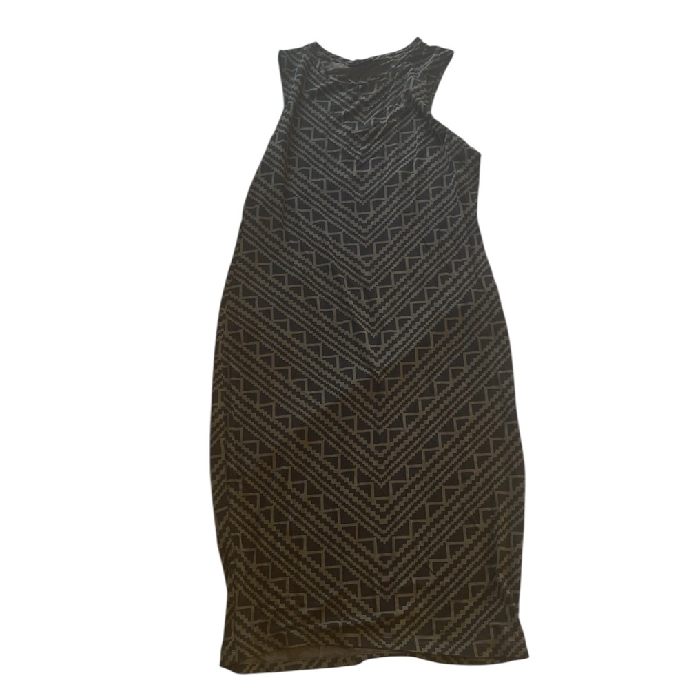 Apt. 9 Sleeveless Chevron-Pattern Midi Dress